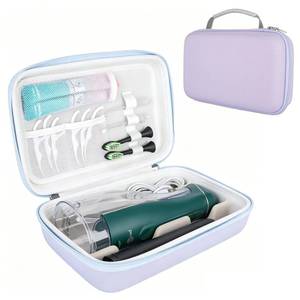 lot 13605 image: SMYV Water Flosser Travel Case EVA 10 x 6.5 x 2.9 in Purple