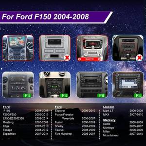 lot 13643 image: Clavhop Car Stereo Radio Wireless CarPlay Android Auto Ford F-150 Mustang  Retail $159.99