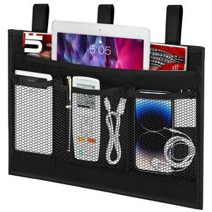 lot 14203 image: Tenyond Bedside Caddy Hanging Storage Organizer with Pockets, 13 x 9.6 In