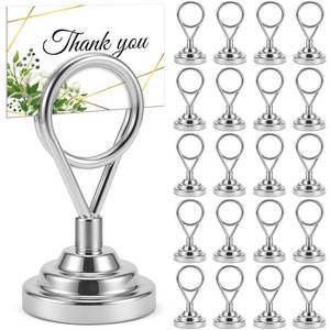 lot 14207 image: Kathfly 24 Pcs Table Number Place Card Holders 1.7 Inch