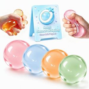 lot 14215 image: DTBZEHR Coconut Oil Squishy Stress Ball Fidget Toy, 1.57 in Diameter