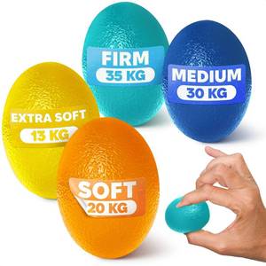 lot 14233 image: SVICHOCHKA Hand Therapy Squeeze Balls 4 Pack 4 Resistance Levels