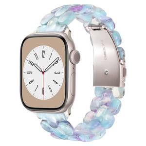 lot 14245 image: V-MORO Resin Band for Apple Watch 38mm40mm41mm42mm Purplish Blue