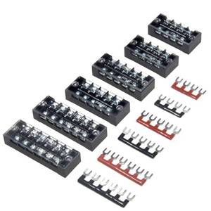 lot 14266 image: MILAPEAK Dual Row Terminal Block Strip 600V 25A 456 Circuits 6 Set