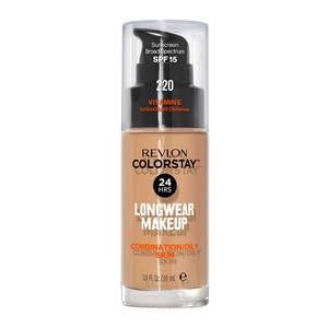 lot 14365 image: Revlon ColorStay Longwear Foundation 220 Natural Beige 1 Fl Oz ComboOily