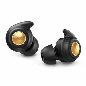 lot 14368 image: ZovGemy Reusable Silicone Ear Plugs Noise Reduction Black