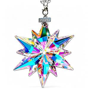 lot 14382 image: Junqiu US Crystal Snowflake Star Christmas Ornament 2026 Annual