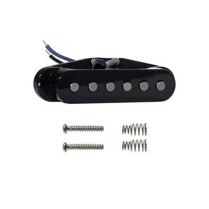 lot 14394 image: Phrilam Pro ST Staggered Single Coil Pickup Alnico 5 6.1K Middle Black