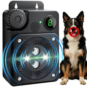 lot 14407 image: FORNIHE Dog Bark Deterrent Device 3 Modes Ultrasonic 50 Ft Range