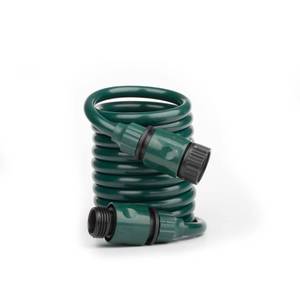 lot 17607 image: FUNJEE EVA Retractable Garden Hose with Quick Connect Fittings 10 FT Green