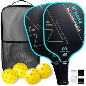 lot 17610 image: R2 Koda Pickleball Paddles Set of 2 Fiberglass USAPA Approved