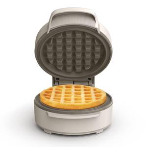 lot 17632 image: Bella Mini Waffle Maker 4-Inch Ceramic Nonstick Stack & Store Oatmilk