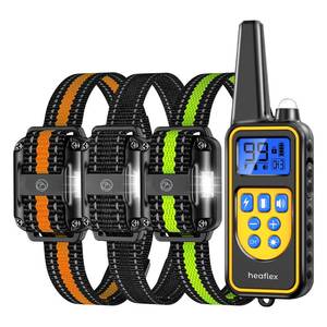 lot 17635 image: Heaflex Dog Training Shock Collar with Remote, 3300 Ft Range, IPX8 Waterproof