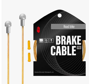 lot 2955 image: Brake Cable Pro MTB  Road Bike Gold-Tone Coiled Cable