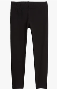 lot 18470 image: Gap Kids Solid Black Leggings Size L (10)