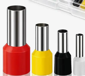 lot 18473 image: Wire Ferrule Terminal Assortment in Clear Plastic Case