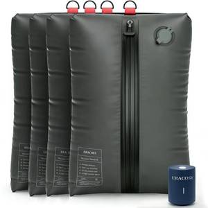 lot 1375 image: Eracosy Travel Vacuum Storage Bags with Electric Pump, 4 Pack  Retail $109.99