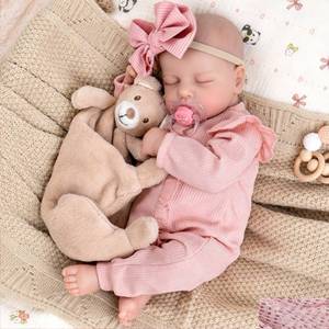 lot 1390 image: Aori Reborn Baby Doll 20-Inch Weighted Cloth Body
