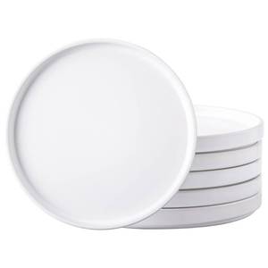 lot 1399 image: AmorArc Ceramic Dinner Plates Set of 6 10 Inch Matte Stoneware