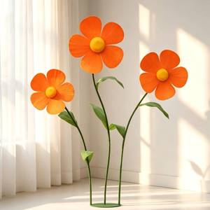 lot 1432 image: YOFNIRG Large Daisy Artificial Flowers Decoration 5.7Ft with Stand