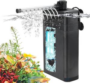 lot 1435 image: Weipro Internal Aquarium Filter with UV Light 20-40 Gallon 185GPH