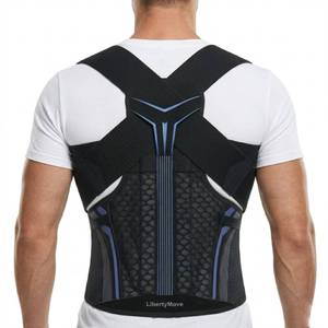 lot 1441 image: LibertyMove Posture Corrector Back Brace for Men Adjustable Support