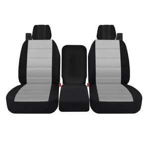 lot 1443 image: Front Fabric Seat Covers Gray 402040 Split Bench Ford F150 2004-2008