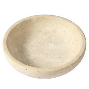 lot 1464 image: Dendrovia Travertine Marble Decorative Bowl 7.8 Inch Key Bowl