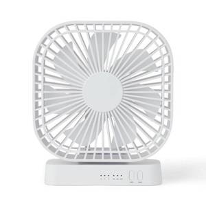 lot 2083 image: Medline Portable 5 Inch Fan, 3 Speeds, Automatic Shutoff Timer, Square
