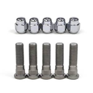 lot 2139 image: SenMUKG Wheel Lug Studs & Nuts M12x1.5 5 Pack for Hyundai Kia