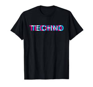 lot 2145 image: EDM Rave Optical Illusion Apparel Techno Music T-Shirt, Men, Black, 3X-Large