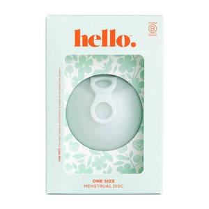 lot 2147 image: Hello Period Reusable Menstrual Disc 50ml Sea Fog