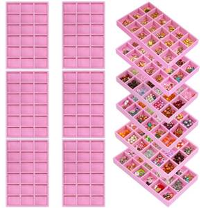 lot 2172 image: 7Color Sky Earring Organizer Trays 12 Pack 216 Grids Jewelry Drawer Insert