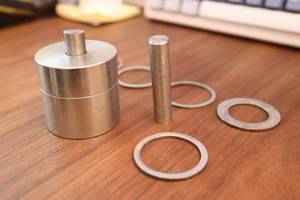 lot 2188 image: Generic Coin Ring Punch Spacer Set 6 Piece Jewelry Making Tool