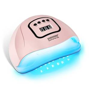 lot 2190 image: JODSONE Pink UV Nail Lamp for Gel Polish with 4 Timers and Automatic Sensor