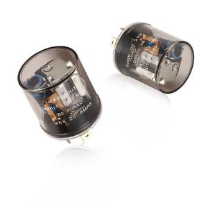 lot 2194 image: Dickno LED Flasher Relay 2 Pin 12V Electronic Turn Signal Relay