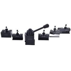 lot 2198 image: Findmall OXA Wedge Quick Change Tool Post Set 6 Pc M10 Lathe 250-000  Retail $126.79