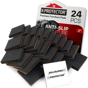 lot 2219 image: X-Protector Non-Slip Furniture Pads 24 Pcs 2 Inch