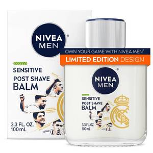 lot 2223 image: NIVEA Men Sensitive Post Shave Balm, 3.3 Fl Oz, Real Madrid Limited Edition