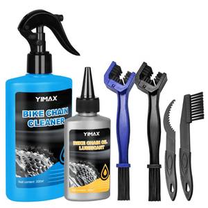 lot 5434 image: YIMAX Bike Chain Cleaner Kit 300ML Spray and 100ML Chain Lube