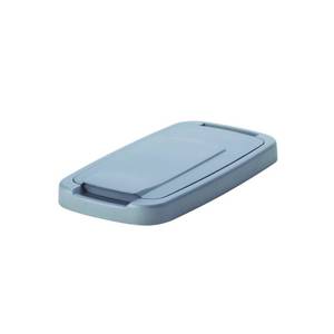 lot 5468 image: Knape & Vogt Trash Can Lid 20-Quart Platinum QT20PB-PT