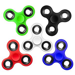 lot 6181 image: Ladoweir Fidget Spinner 5 Pack ABS 3 Inch Multicolor