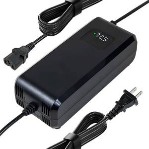 lot 6188 image: YZPOWER Battery Charger 72.5V 3A for 60V 20Ah GLE AGM Lead Acid Battery