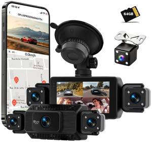 lot 6213 image: Koravolo Dash Cam 4-Channel 360° Front Cabin Rear 1080P