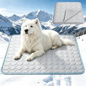 lot 6239 image: Hewmaw Dog Cooling Mat Large 16x20 Inch Crate Pad