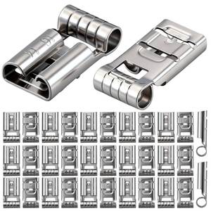 lot 6244 image: Otoolling Non-Insulated Wire Connectors 16-14 AWG Female Flag 100 Pcs