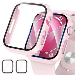 lot 6245 image: EWUONU Hard PC Case Apple Watch Series 987 41mm Pink 2 Pack