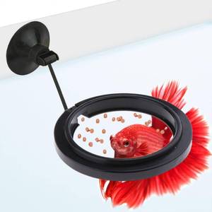 lot 6246 image: SunGrow Betta Feeding Ring with Suction Cup, 3 Inch