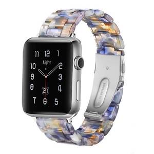 lot 6250 image: Light House Resin Apple Watch Band Sunlight Ocean Blue 38-42mm Series 10