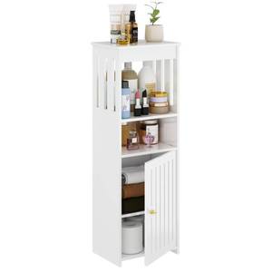 lot 7806 image: POBOMULI 5-Tier Narrow Bathroom Storage Cabinet 9.8 W x 31.5 H